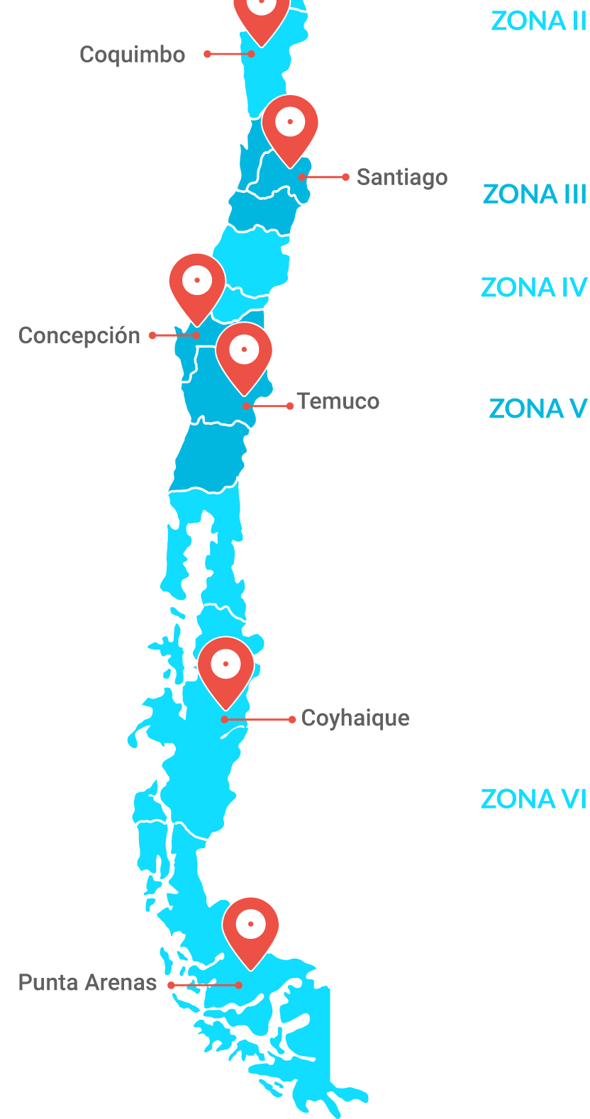 mapa de cobertura regional